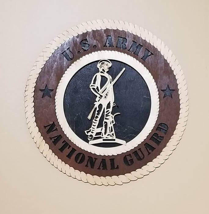 Army National Guard wall tribute