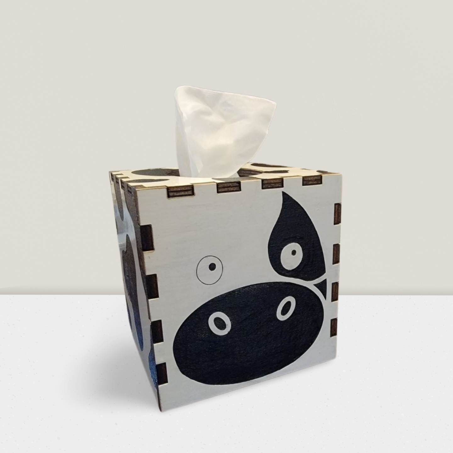 cow tissue box cover